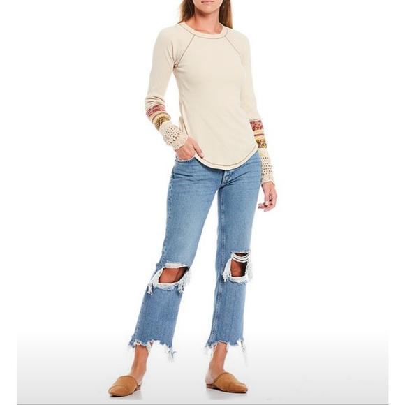 Free People In The Mix Cuff Top - Picture 10 of 16